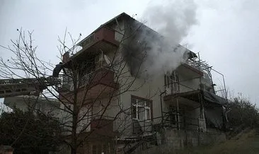 Yangın çıkan evde mahsur kalan koca öldü, eşi kurtuldu