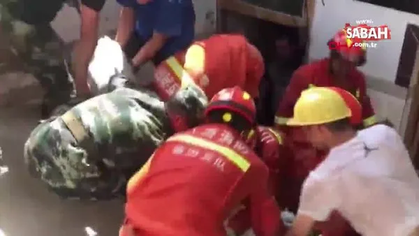 Çin'de otel çöktü: 5 ölü, 10 kayıp | Video