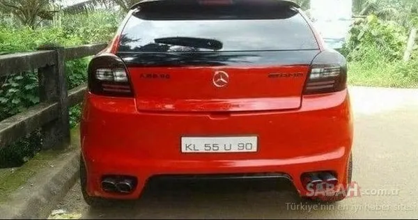 Otomobilin son hali şaşırttı!