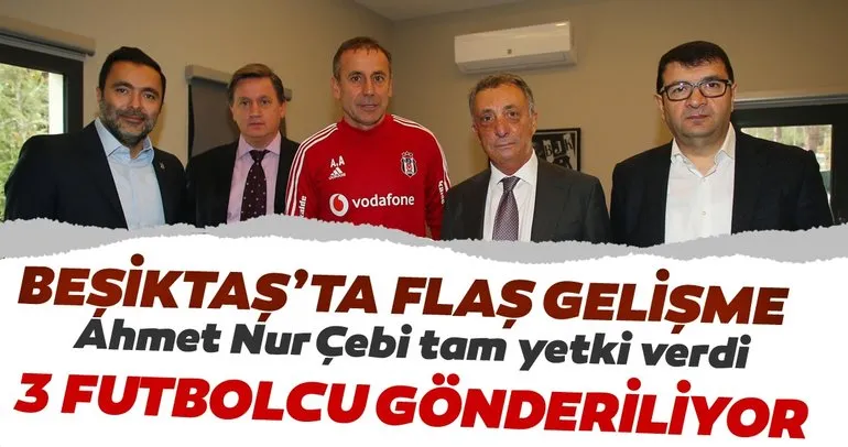 Beşiktaş’ta Abdullah Avcı 3 futbolcunun biletini kesti
