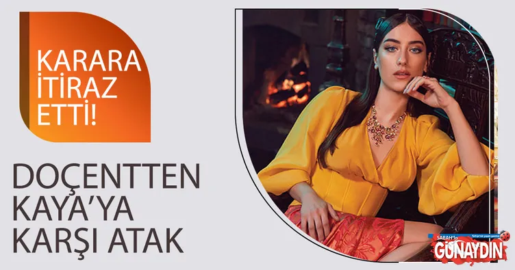 Doçentten Hazal Kaya’ya karşı atak
