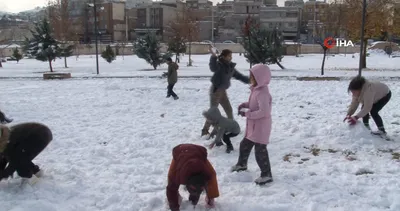 Şanlıurfa’da yıllar sonra kar sevinci!