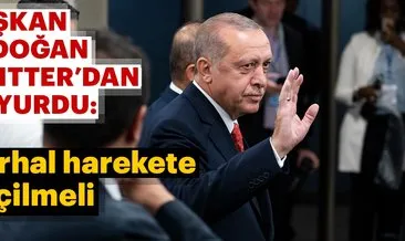 Başkan Erdoğan: Birleşmiş Milletler’i zulmün değil adaletin kaynağı haline getirmeliyiz.