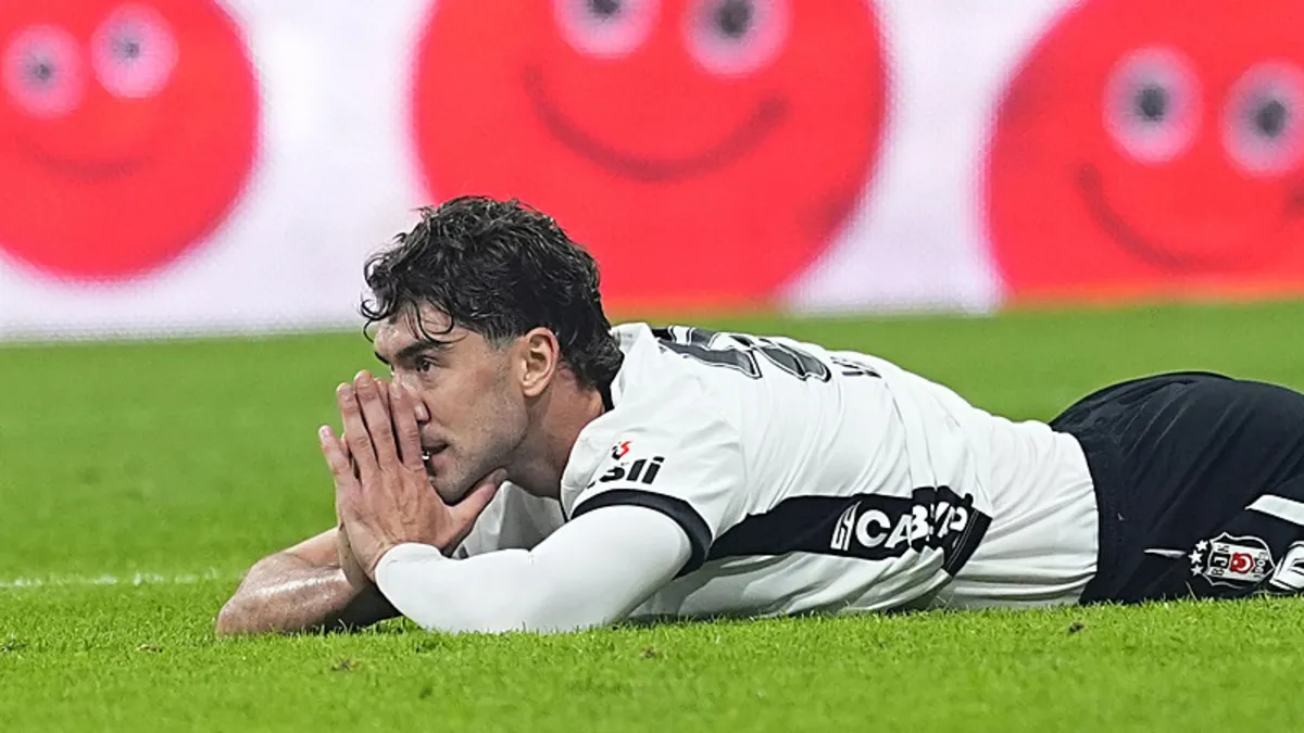 Beşiktaş'ta Dusan Vlahovic bu sezon 6. golünü attı
