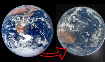 NASA paylaştı: 54 yıl arayla Dünyamız! ’Evimiz harika görünüyor’