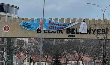 CHP umudunu mağdur siyasetine bağladı... Yasak alana pankart astı kaldırılınca mağduru oynadı #bilecik