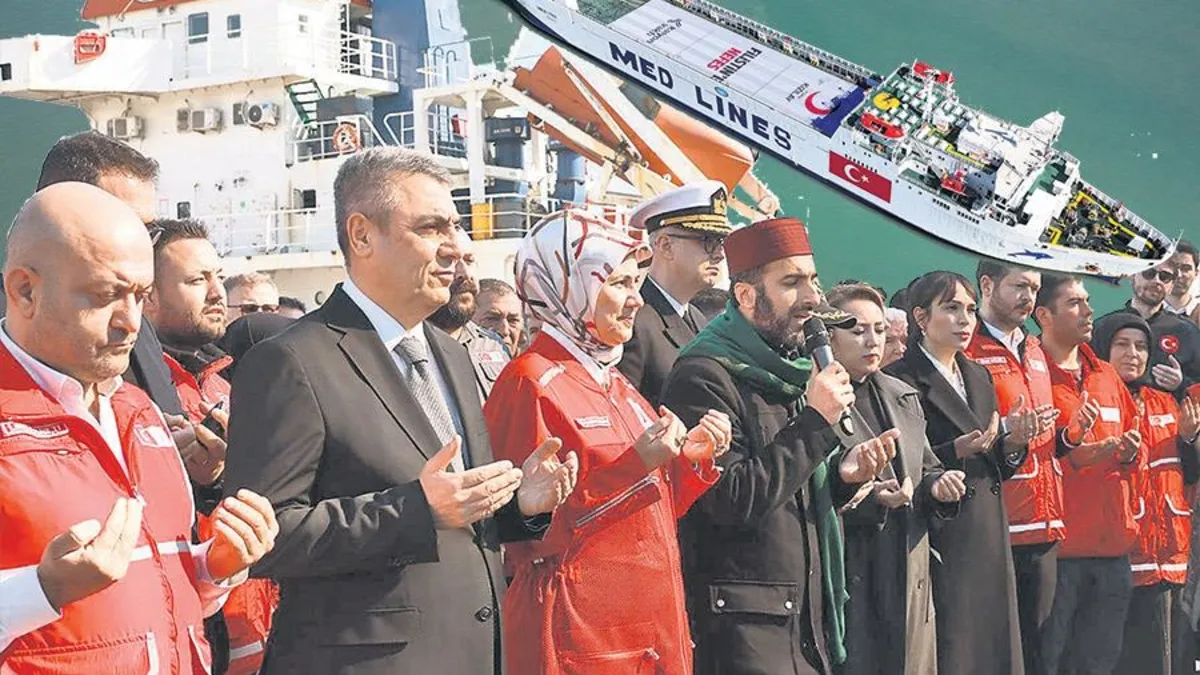 İyilik gemisi Gazze yolunda – Son Dakika Haberler İyilik gemisi Gazze yolunda – Son Dakika Haberler