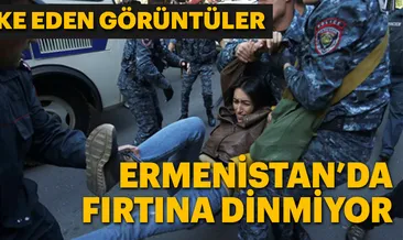 Ermenistan’da protestoculara gözaltı