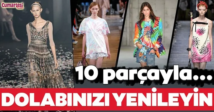 10 parçayla tüm dolabınızı yenileyin