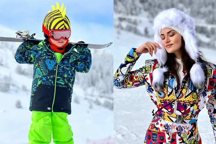 Minik Karan’dan kayak şov! Burak Özçivit ile Fahriye Evcen’in oğlu Karan Maşallah dedirtti!