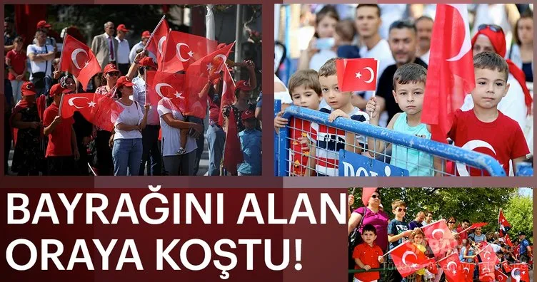 Türkiye’nin dört bir yanından 30 Ağustos Zafer Bayramı görüntüleri