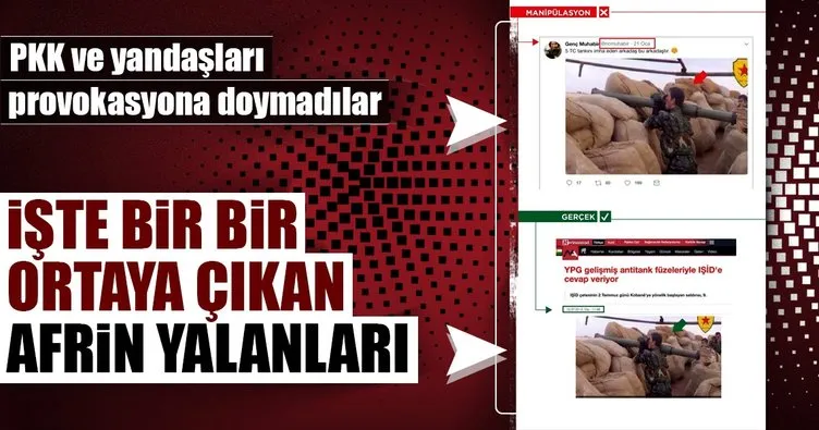 Terör yandaşlarından sosyal medyada üç yalan daha