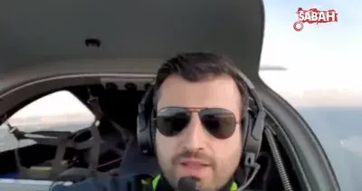 Selçuk Bayraktar, hava aracı ile ilk seferini İstanbul’dan Tekirdağ’a yaptı