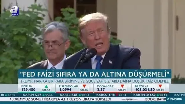 Trump'tan FED'e ağır eleştiri