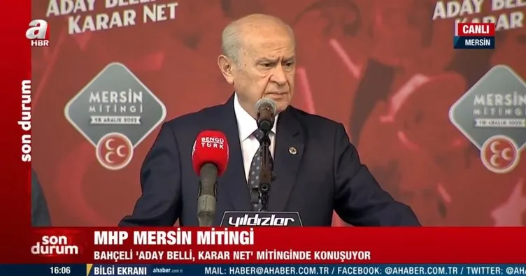 Son dakika: Bahçeli’den Millet İttifakı’na sert tepki: CHP ve 6’lı masa tamamıyla yabancıların güdümündedir