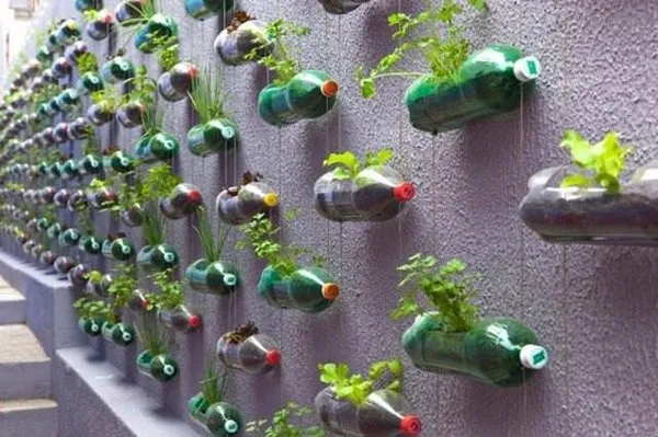 Plastik şişeden dekoratif öneriler