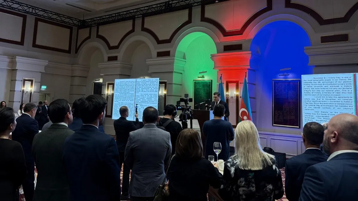 Azerbaycan’ın Zafer Günü resepsiyonu müziksiz gerçekleştirildi Azerbaycan’ın Zafer Günü resepsiyonu müziksiz gerçekleştirildi