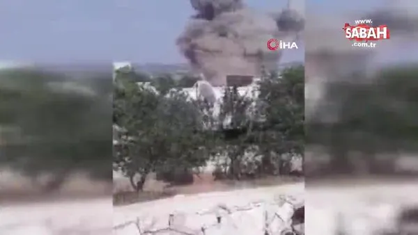 Suriye’de Esad rejiminden köylere hava saldırısı | Video