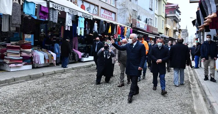 Başkan Zorluoğlu çarşı mahallesi esnafı ile bir araya geldi
