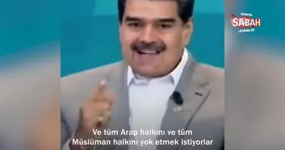 Venezuela Devlet Başkanı Maduro’dan dünyaya çağrı: Daha geç olmadan Siyonistleri durduralım | Video
