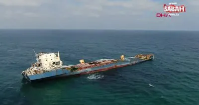 Şile’de karaya oturan ’Natalia’ kargo gemisi kaderine terk edildi