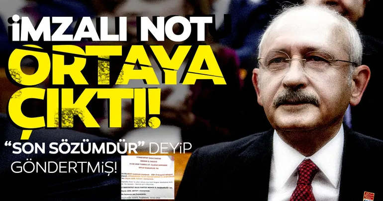 CHP’de yine kongre skandalı! Son dakika kararıyla imzalı tek adam belgesi gönderildiği ortaya çıktı!