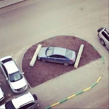 Araçlarını yere park edenler!
