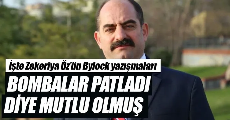 Bombalar patladı diye mutlu olmuş