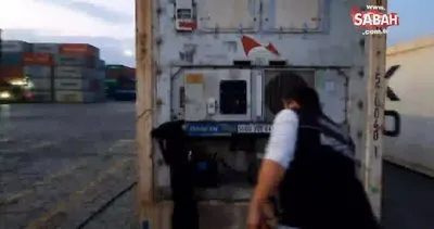Mersin Limanı’nda 6 kilo 750 gram kokain yakalandı | Video