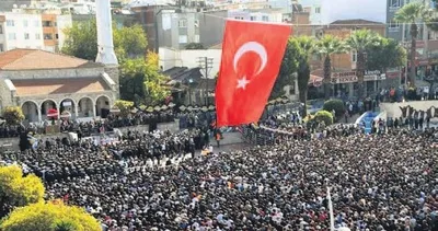 Şehit yüzbaşıyı 10 bin kişi uğurladı