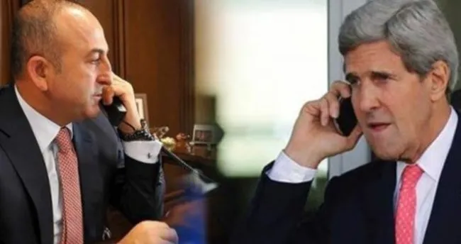 Çavuşoğlu ile ABD Dışişleri Bakanı Kerry Halep’i görüştü