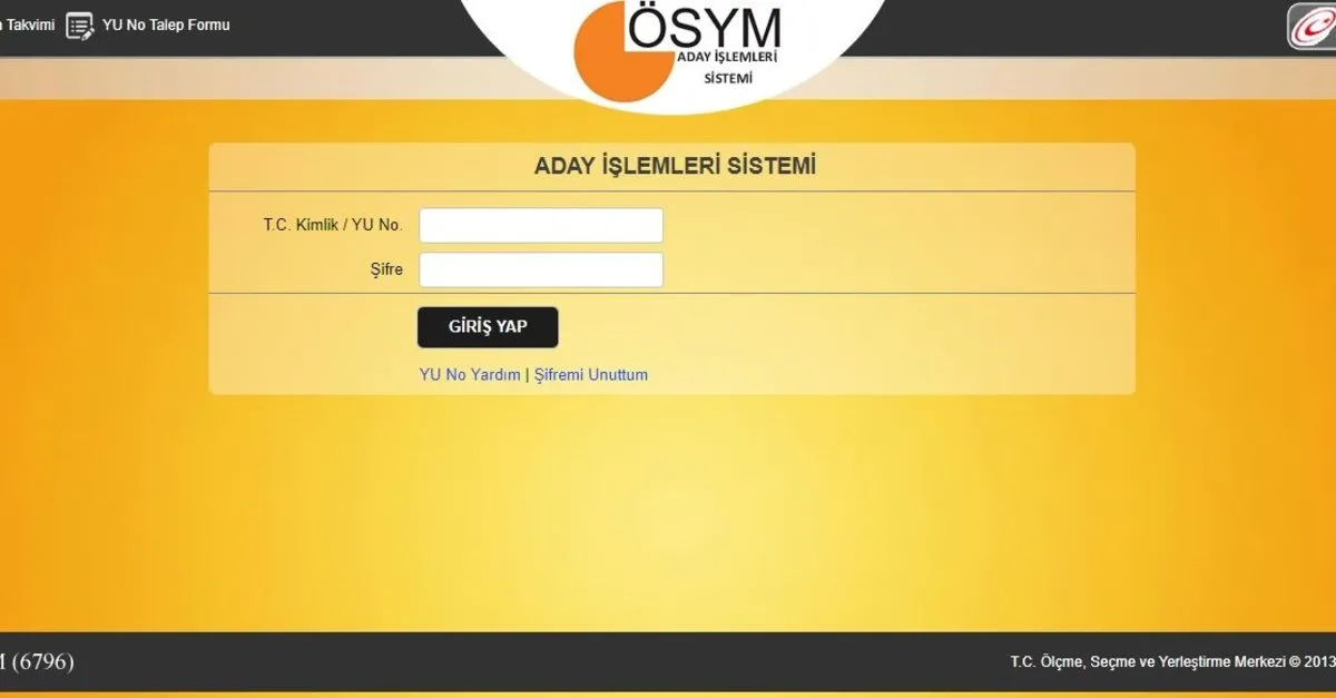 Osym Giris 2020 Osym Ais Giris Sifresi Nasil Alinir Gundem Haberleri