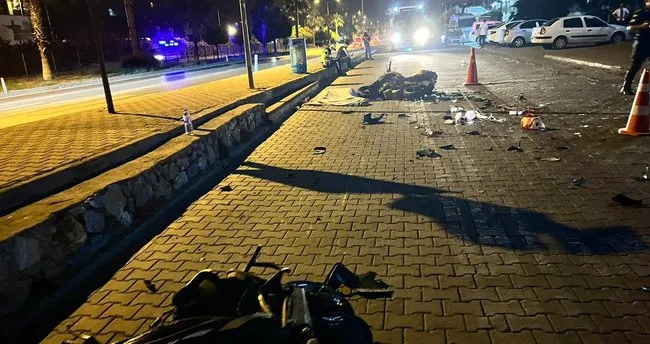 Alanya’da feci kazada 2 motosiklet sürücüsü öldü
