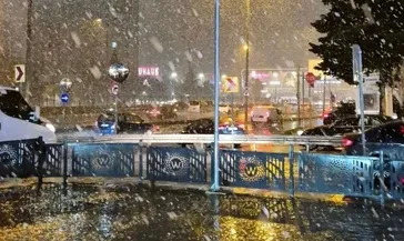 İstanbul da beyaza büründü