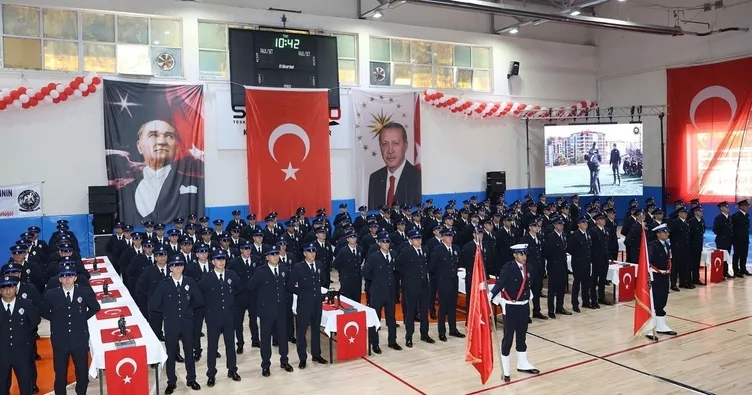 132 polis vatan nöbetine adım attı