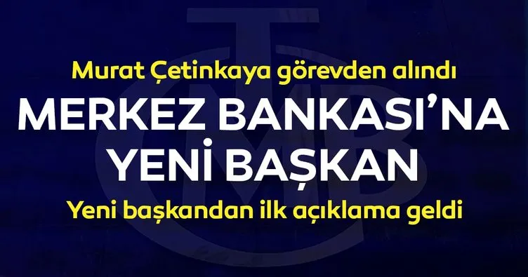 Son dakika haberi: TCBM Merkez Bankası Başkanlığı’na Murat Uysal atandı!