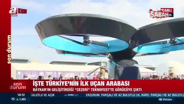 İşte Türkiye’nin ilk uçan arabası! Baykar’ın geliştirdiği 