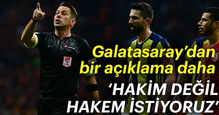 Galatasaray Dan Sert Aciklama Sabah