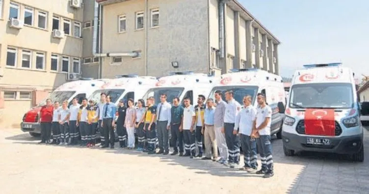 Kahramanmaraş’a 5 yeni ambulans