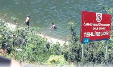 Yasağa rağmen ölümüne serinlediler