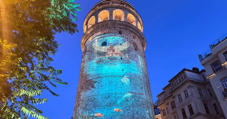 Galata Kulesi’nde ’Sıfır Atık’ gösterisi