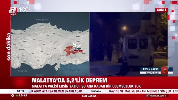Malatya'da 5.2 ve 4.7 büyüklüğünde deprem! Malatya Valisi Ersin Yazıcı'dan açıklama geldi!
