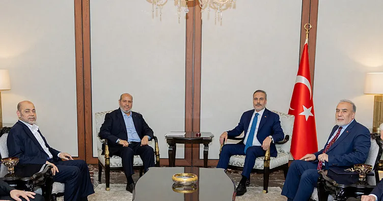 Bakan Fidan, Hamas heyetini kabul etti