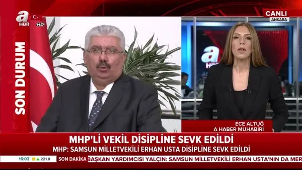 MHP Samsun İl Başkanı 'Cumhur İttifakı' ruhuna aykırı faaliyetlerinden dolayı görevden alındı