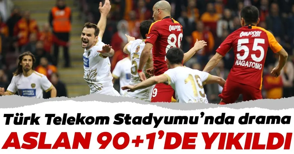 Galatasaray 2 2 Mke Ankaragucu Macin Ozeti Ve Golleri Spor Haberleri