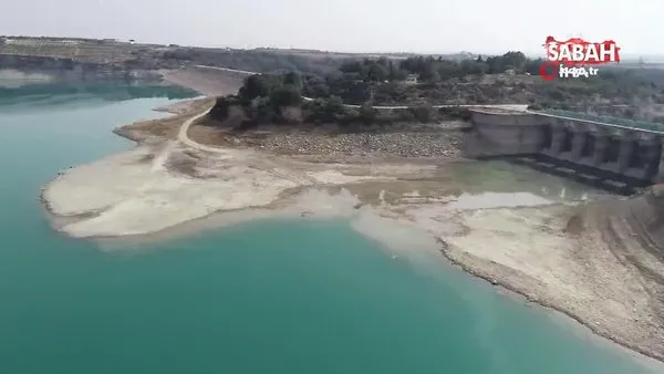 Berdan Barajı alarm veriyor! Su seviyesi yüzde 15'lere kadar düştü | Video