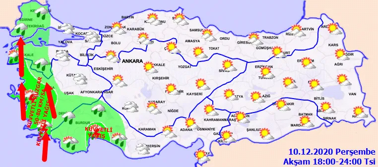 https www sabah com tr yasam 2020 12 10 son dakika haberi meteoroloji turuncu alarm verdi istanbul dahil 43 il icin saganak sel ve firtina uyarisi