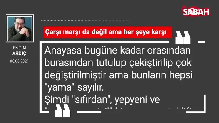 Engin Ardıç | Çarşı marşı da değil ama her şeye karşı