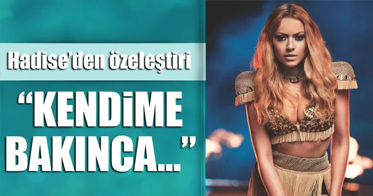 ‘Kendime bakınca sen şampiyonsun diyorum’