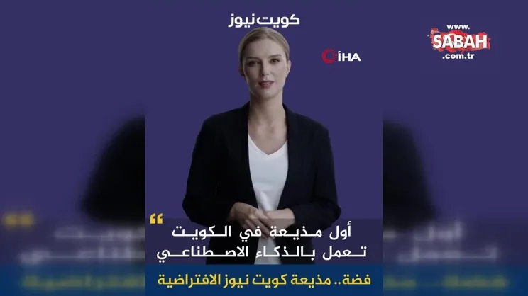Yapay zekayla geliştirilen “sanal haber sunucusu” haber sunmaya hazırlanıyor | Video